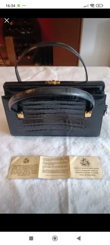 Borsa coccodrillo vintage - coccodrillo,
