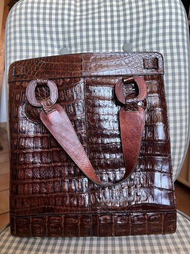 Borsa vintage vero coccodrillo - borsa,