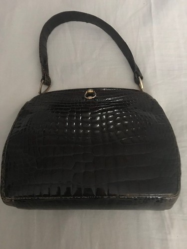 Borsetta coccodrillo vintage - coccodrillo,