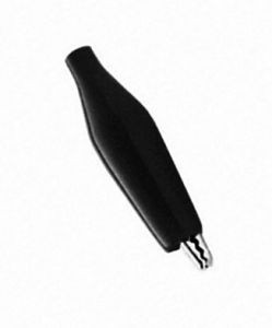 Pinza coccodrillo nera - pinza,