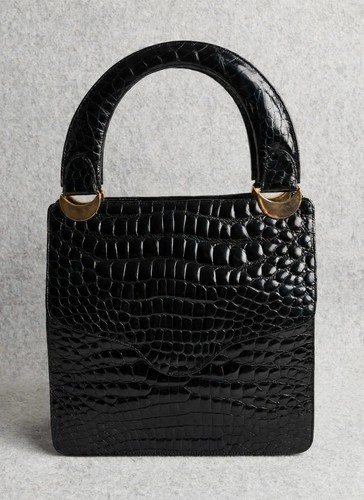 Borsa mano donna pelle nera - a,