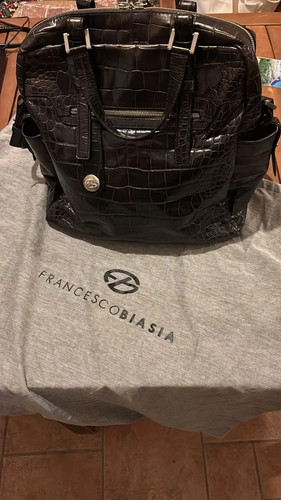 Borsa coccodrillo francesco - di,