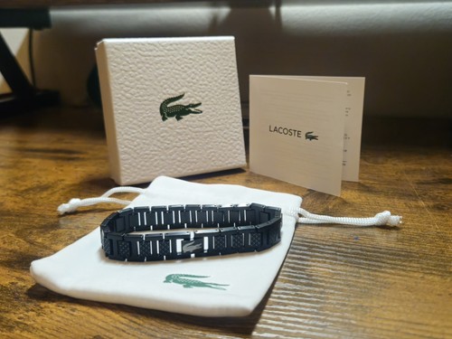 Lacoste bracciale uomo - bracciale, acciaio